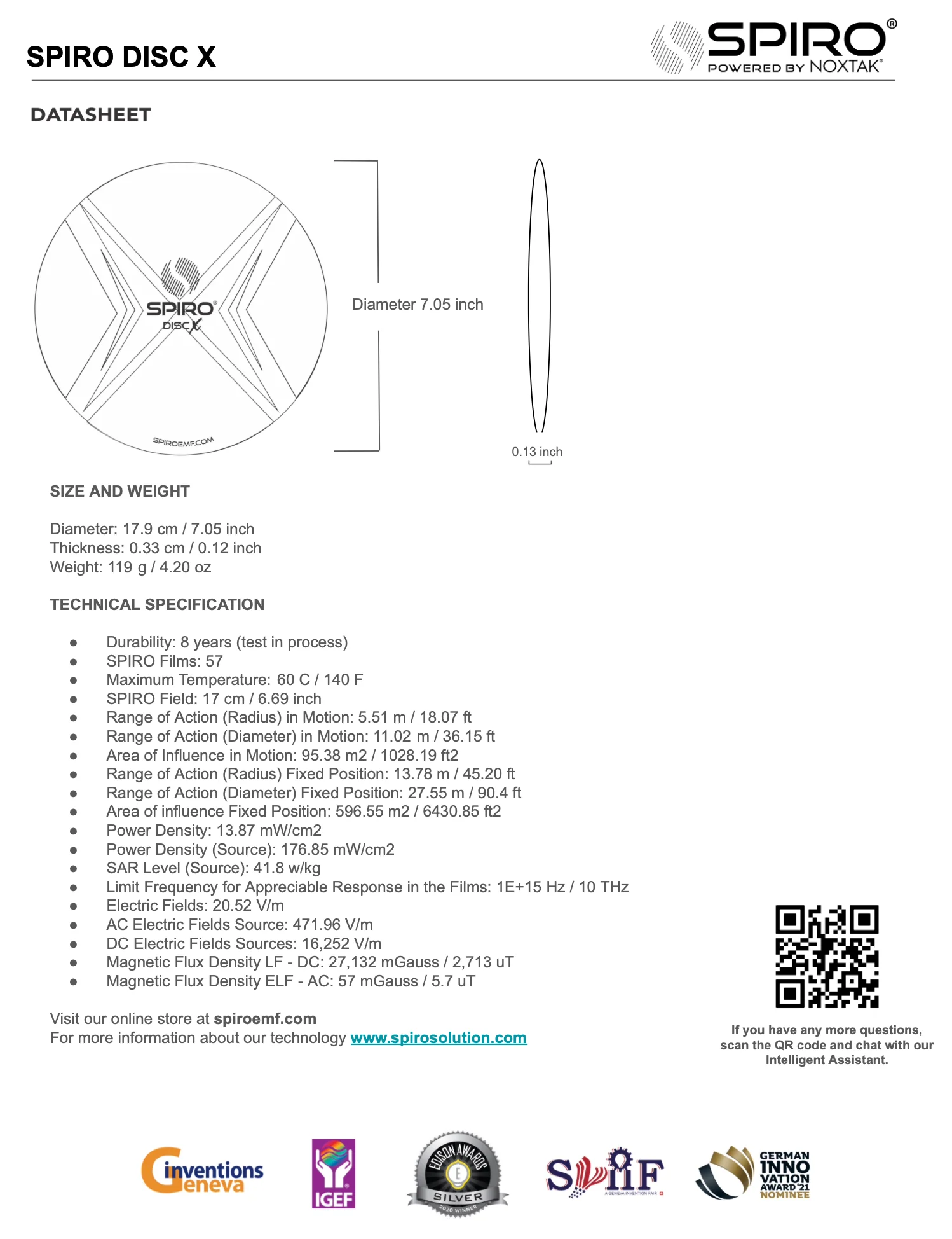 SPIRO® DISC X – Protección a niveles severos de exposición a radiación 57 filminas - Image 7